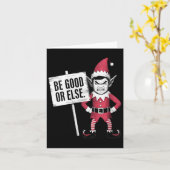 Weibchen Ich bin ein wütender Elf Niedliche lustig Karte (Gelbe Blume)