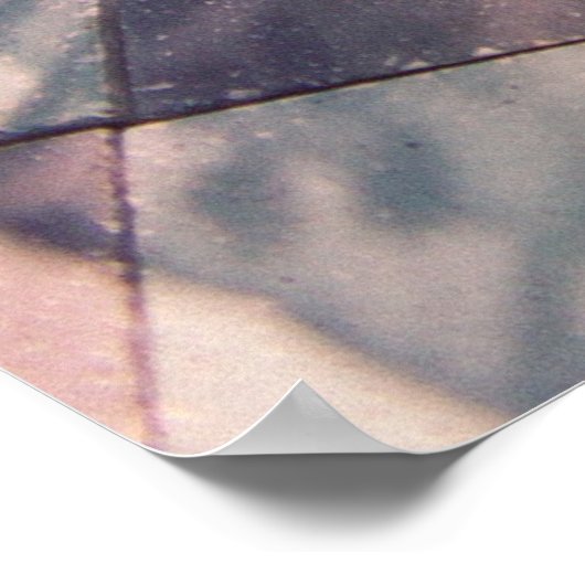 Weibchen in weißem Rosa und grünem Blumenrock und Poster (Ecke)