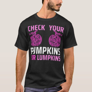 Weibchen Karo Ihre Pumpkins für Lumpkins. Brust Ca T-Shirt