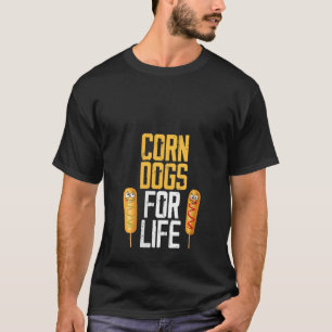 Weibchen Mais Hund Lover Fried Food Hot Dog Corndo T-Shirt