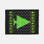 Weibchen Periodischer Tisch Ugi Weihnachtssüßer Fleecedecke (Vorderseite (Horizontal))