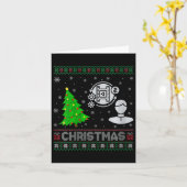 Weibchen Produzent Xmas Tree Lighting Ugly Weihnac Karte (Gelbe Blume)