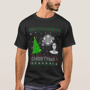 Weibchen Produzent Xmas Tree Lighting Ugly Weihnac T-Shirt