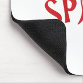 Weibchen scharfe Girl heiß als Pfeffer gut aussehe Mousepad (Ecke)