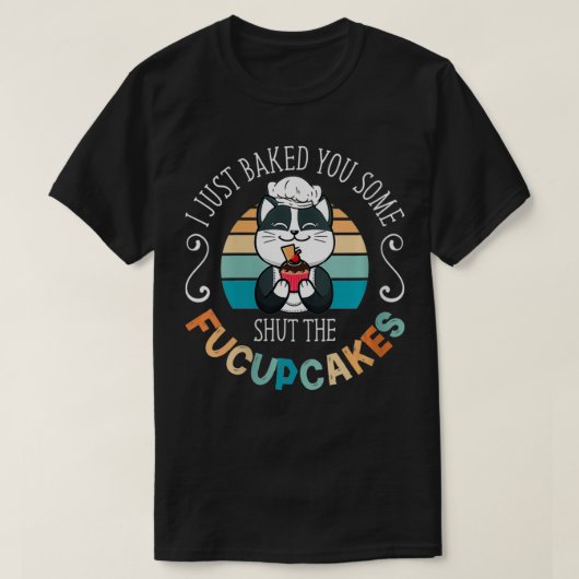Weibchen Schwarze Katze, die ich dir gerade geback T-Shirt (Design vorne)