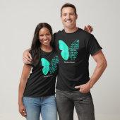 Weibchen Skleroderma Awarma Butterfly Aquamarines T-Shirt (Unisex)