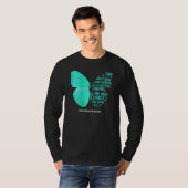 Weibchen Skleroderma Awarma Butterfly Aquamarines T-Shirt (Vorne ganz)