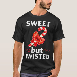 Weibchen süß, aber gedünstet frohe Weihnachtscreme T-Shirt