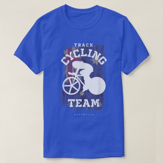Weibchen Track Cycling Australia Road Bike Speed C T-Shirt (Design vorne)