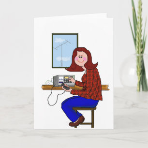 Weibenhase - Auburn oder Red Hair Karte