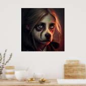 Weiberposter Fanatsy Dog Poster (Küche)