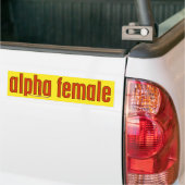 Weiblich Autoaufkleber (Auf Lkw)