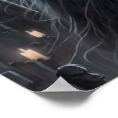 Weiblich dunkle Fantasie Goth Art Poster (Ecke)