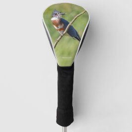 Weiblich gezogener Kingfisher Ausgesteift an der L Golf Headcover