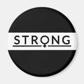 Weiblich stark weiblich magnet (Vorne)