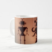 weibliche alien-Tasse Kaffeetasse (Vorderseite Links)