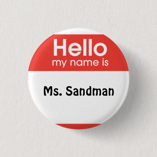 weibliche Anästhesie Button (Vorderseite)