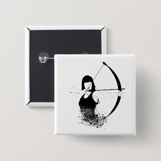 Weibliche Archer Button (Vorne & Hinten)