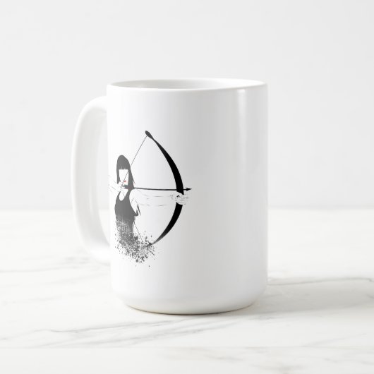 Weibliche Archer Kaffeetasse (Vorderseite Links)