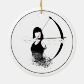 Weibliche Archer Keramik Ornament (Hinten)