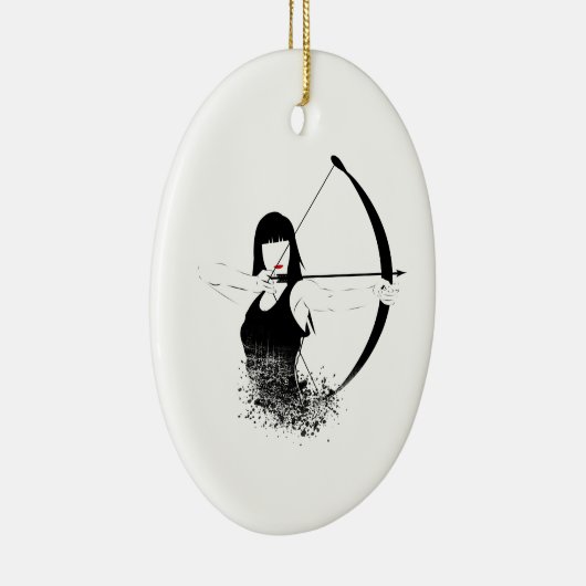 Weibliche Archer Keramik Ornament (Rechts)