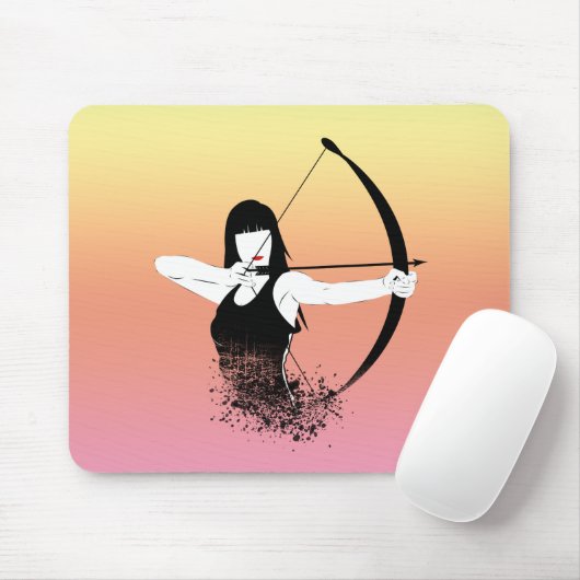 Weibliche Archer Mousepad (Mit Mouse)