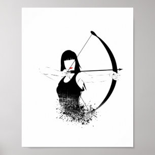 Weibliche Archer Poster