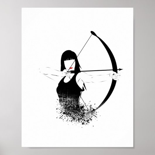 Weibliche Archer Poster (Vorne)