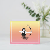 Weibliche Archer Postkarte (Stehend Vorderseite)