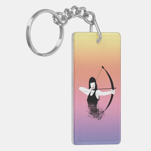 Weibliche Archer Schlüsselanhänger (Vorderseite links)