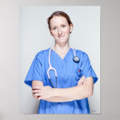 Weibliche Ärztin 2 Poster (Vorne)