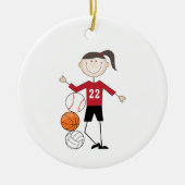 Weibliche Athlete Keramik Ornament (Vorne)
