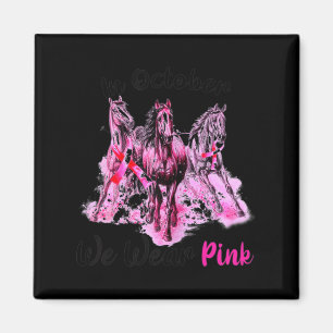 Weibliche Aufmerksamkeit im Oktober tragen wir ros Magnet