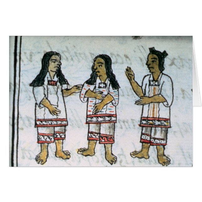 Weibliche aztekische Kostüme (Vorderseite (Horizontal))