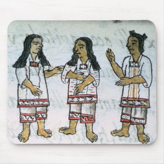 Weibliche aztekische Kostüme Mousepad (Vorne)