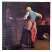 Weibliche Backwaren, Jean-Francois Millet Fliese (Vorderseite)