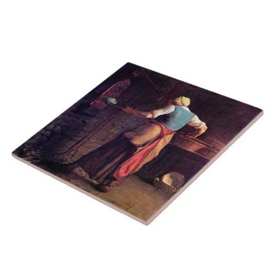 Weibliche Backwaren, Jean-Francois Millet Fliese (Seite)