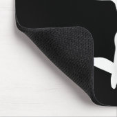 weibliche Badmintonspielerin Mousepad (Ecke)