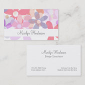 Weibliche berufliche Geschäfts-Karten Visitenkarte (Vorne/Hinten)