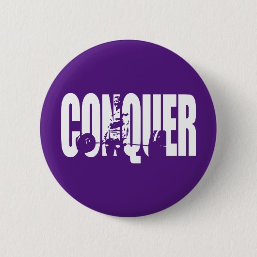 Weibliche Beweggründe - CONQUER Button (Vorderseite)
