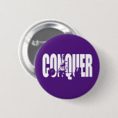 Weibliche Beweggründe - CONQUER Button (Vorne & Hinten)