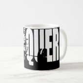 Weibliche Beweggründe - CONQUER Kaffeetasse (VorderseiteRechts)