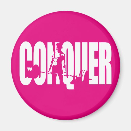 Weibliche Beweggründe - CONQUER Magnet (Vorne)