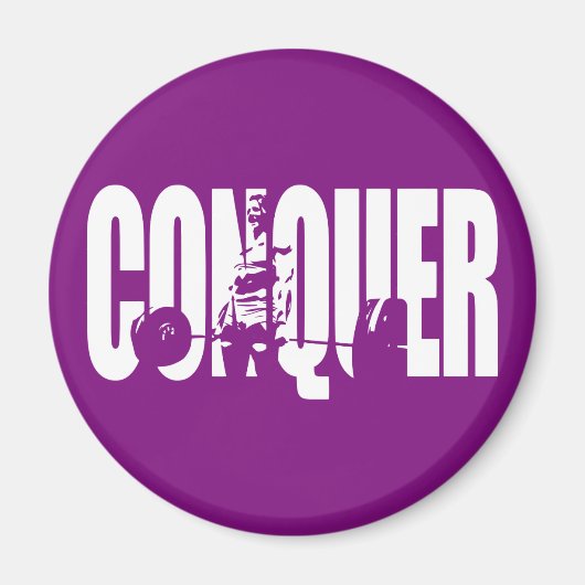 Weibliche Beweggründe - CONQUER Magnet (Vorne)