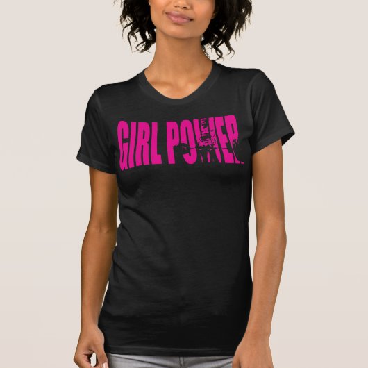 Weibliche Beweggründe - Power von Mädchen T-Shirt (Vorderseite)