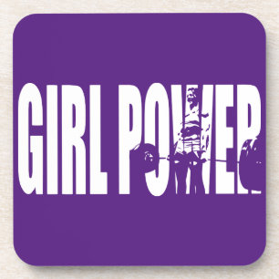 Weibliche Beweggründe - Power von Mädchen Untersetzer