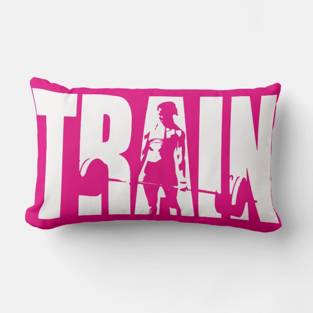 Weibliche Beweggründe - TRAIN Lendenkissen (Vorderseite)