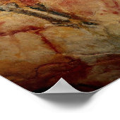 Weibliche Bisons in Altamira Poster (Ecke)