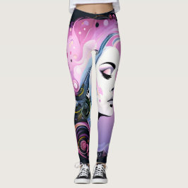 "Weibliche Blüh" Frauenfreundlichkeit Leggings