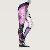 "Weibliche Blüh" Frauenfreundlichkeit Leggings (Rechts)